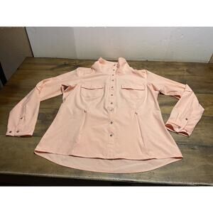 Duluth Trading Co.Women’s Sol Survivor Sun Protection Shirt Jacket Orange Large